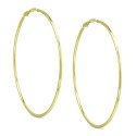 Polished Wire Extra-Large Hoop Earrings, 80mm Polished Wire Extra-Large Hoop Earrings, 80mm
