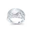 Cubic Zirconia Criss Cross Ring Cubic Zirconia Criss Cross Ring