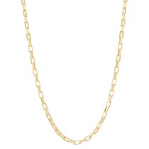 Polished Rectangular Cable Link 18 Polished Rectangular Cable Link 18