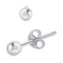 Ball Stud Earrings (6 mm) in Sterling Silver Ball Stud Earrings (6 mm) in Sterling Silver