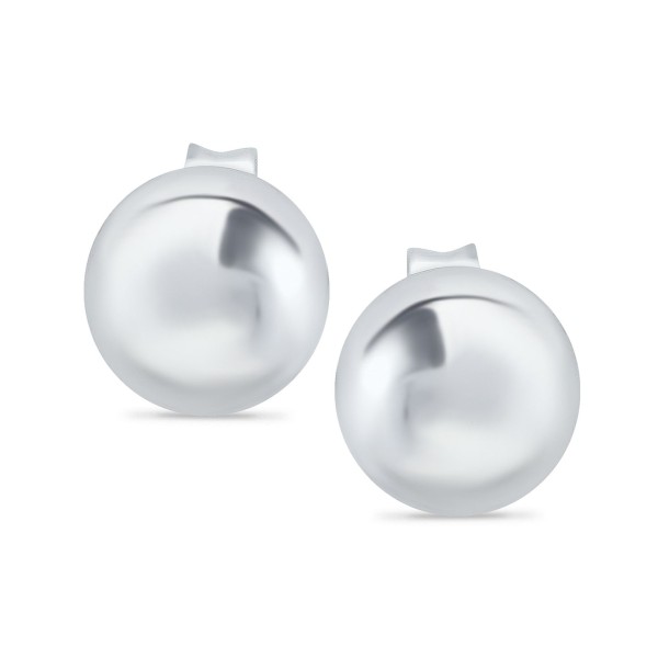 Ball Stud Earrings (6 mm) in Sterling Silver Ball Stud Earrings (6 mm) in Sterling Silver