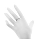 Diamond (1/10 ct. t.w.) Bypass Band Ring in Sterling Silver Diamond (1/10 ct. t.w.) Bypass Band Ring in Sterling Silver