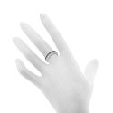 Diamond Split Shank Band (1/10 ct. t.w.) in Sterling Silver Diamond Split Shank Band (1/10 ct. t.w.) in Sterling Silver
