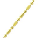 Ankle Bracelet in 18k Gold-Plated Sterling Silver & Sterling Silver Ankle Bracelet in 18k Gold-Plated Sterling Silver & Sterling Silver