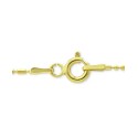 Ankle Bracelet in 18k Gold-Plated Sterling Silver & Sterling Silver Ankle Bracelet in 18k Gold-Plated Sterling Silver & Sterling Silver