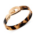 Gold-Tone Tortoise-Look Bangle Bracelet Gold-Tone Tortoise-Look Bangle Bracelet