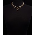 Gold-Tone Chain Link & Imitation Pearl Layered Pendant Necklace, 16 Gold-Tone Chain Link & Imitation Pearl Layered Pendant Necklace, 16