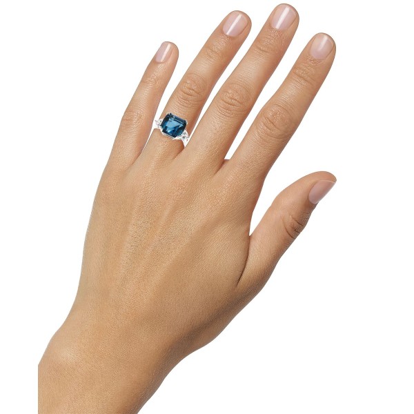 Silver-Tone Cubic Zirconia & Color Crystal Statement Ring Silver-Tone Cubic Zirconia & Color Crystal Statement Ring