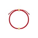 Enchanting Love - Red String Gold Heart Charm Bracelet Enchanting Love - Red String Gold Heart Charm Bracelet