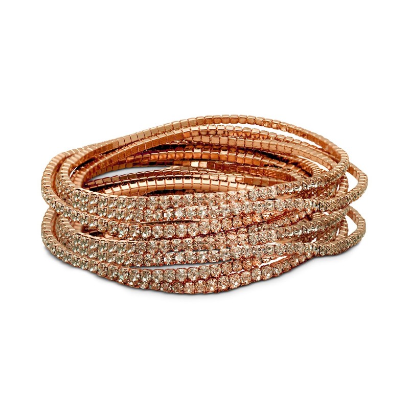 10-Pc. Set Crystal Stretch Bracelets 10-Pc. Set Crystal Stretch Bracelets