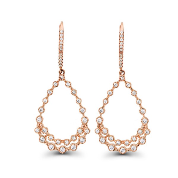 Cubic Zirconia Bezel Diamond Cut Pear Shaped Earrings in Sterling Silver Cubic Zirconia Bezel Diamond Cut Pear Shaped Earrings in Sterling Silver