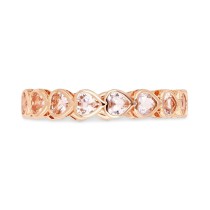 Cubic Zirconia Heart Band