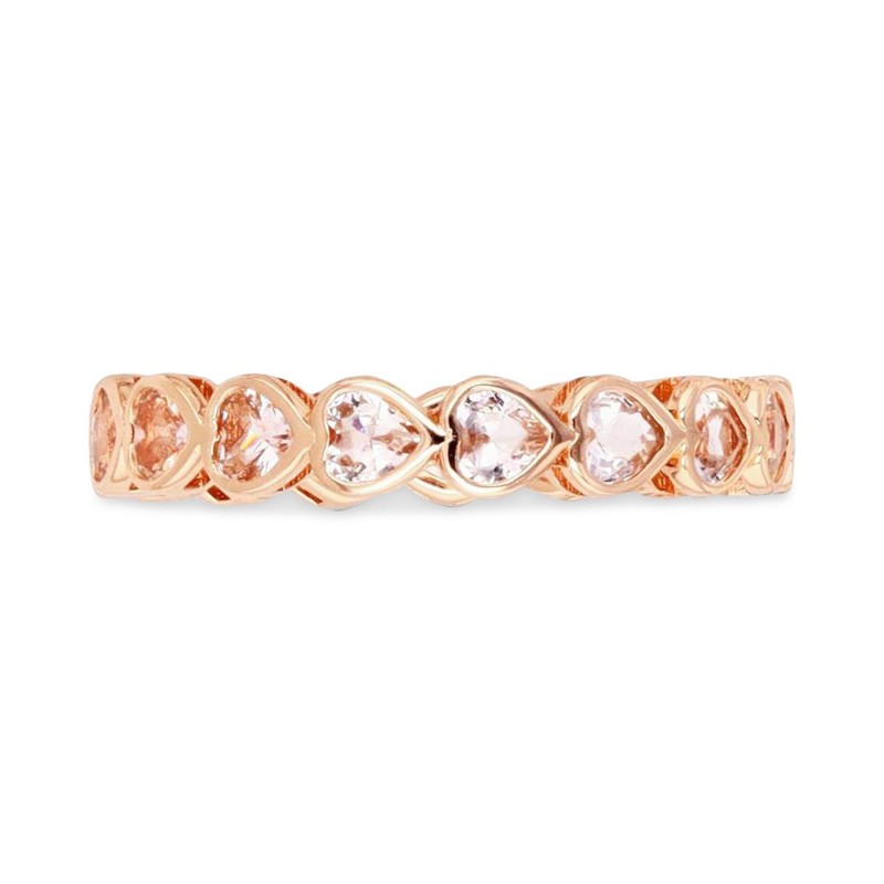 Cubic Zirconia Heart Band Cubic Zirconia Heart Band