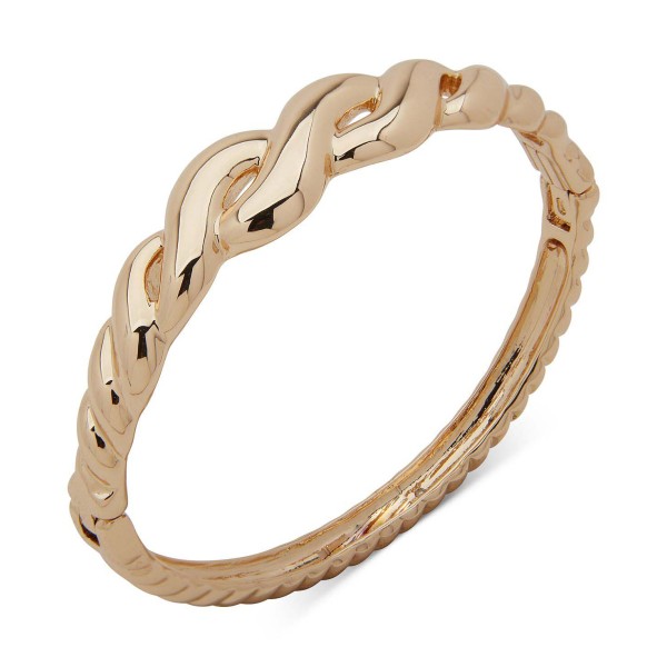 Women's Boxed Gold-Tone Twisted Oval Bangle Bracelet Women's Boxed Gold-Tone Twisted Oval Bangle Bracelet