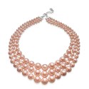 Imitation Pearl Three-Row Collar Necklace Imitation Pearl Three-Row Collar Necklace