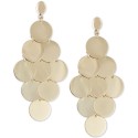 Multi-Disc Dangle Drop Earrings in 14k Gold-Plated Sterling Silver Multi-Disc Dangle Drop Earrings in 14k Gold-Plated Sterling Silver
