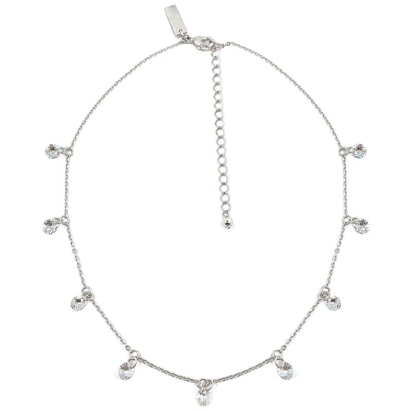Cubic Zirconia Crystal Drop Necklace Cubic Zirconia Crystal Drop Necklace