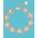 Gold-Tone Pavé & Imitation Pearl Bracelet Gold-Tone Pavé & Imitation Pearl Bracelet