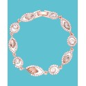 Rose Gold-Tone Round & Marquise Crystal Bracelet Rose Gold-Tone Round & Marquise Crystal Bracelet