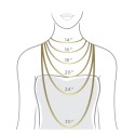 14K Gold Flash Plated 3-Pieces Layered Chain Necklace Set 14K Gold Flash Plated 3-Pieces Layered Chain Necklace Set