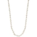 Crystal & Imitation Pearl Strand Necklace, 42 Crystal & Imitation Pearl Strand Necklace, 42