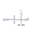 Diamond Accent Cross Adjustable Silver Plate Bracelet Diamond Accent Cross Adjustable Silver Plate Bracelet